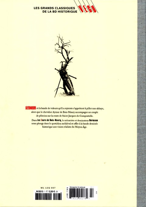 Verso de l'album Les grands Classiques de la BD Historique Vécu - La Collection Tome 8 Les Tours de Bois-Maury - Tome III : Germain