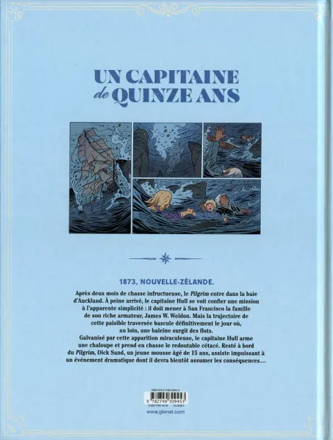 Verso de l'album Un capitaine de quinze ans Chapitre 1/2