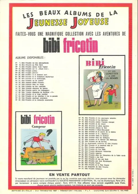 Verso de l'album Les Pieds Nickelés Tome 55 Les pieds nickelés sur les tréteaux