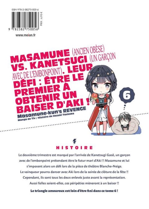 Verso de l'album Masamune-kun's Revenge 6