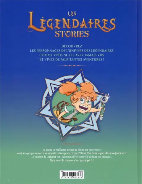 Verso de l'album Les Légendaires - Stories 1 Toopie et le tournoi de Cirkarar