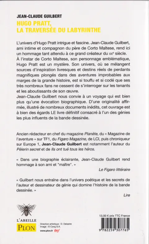 Verso de l'album La traversée du labyrinthe Tome 17