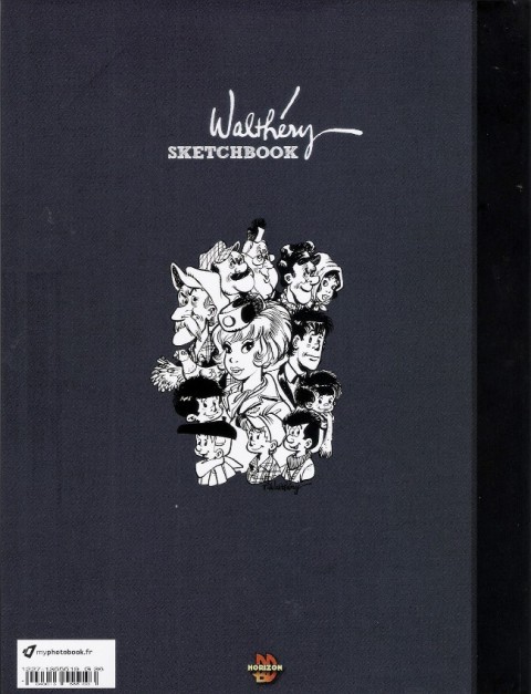 Verso de l'album Walthéry Sketchbook