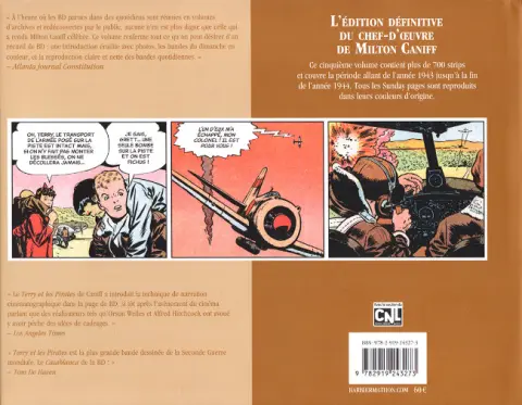 Verso de l'album Terry et les pirates (BDArtist(e)) Volume 5 1943 à 1944