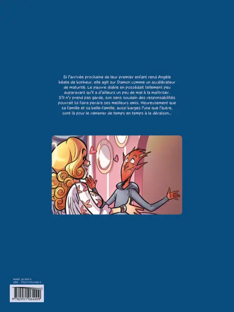 Verso de l'album Ange et Démon Tome 3 Paradis