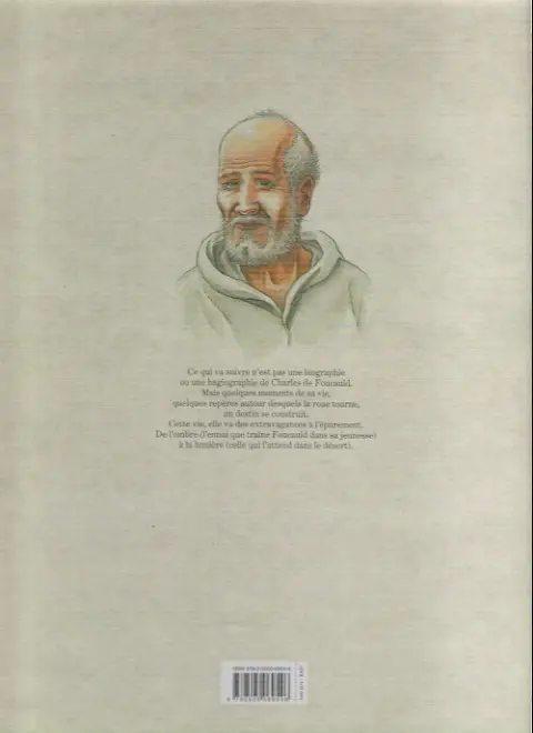 Verso de l'album Foucauld Une tentation dans le désert