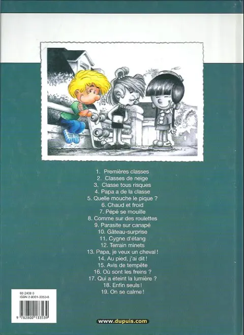 Verso de l'album Cédric Tome 18 Enfin seuls !