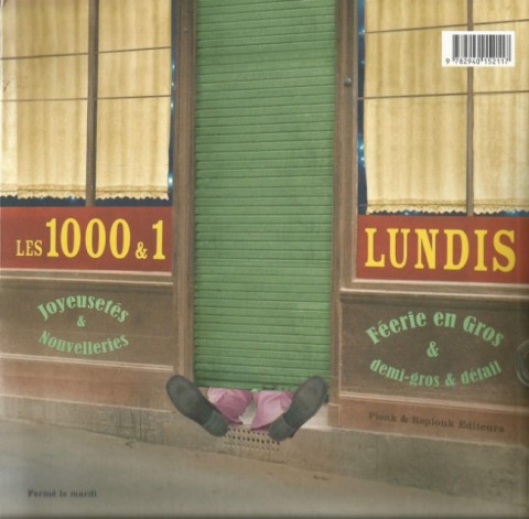 Verso de l'album Les 1000 & 1 Lundis