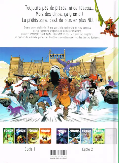 Verso de l'album Frnck Tome 8 Exode