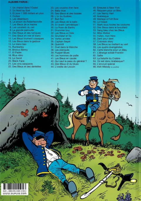 Verso de l'album Les Tuniques Bleues Tome 56 Dent pour dent