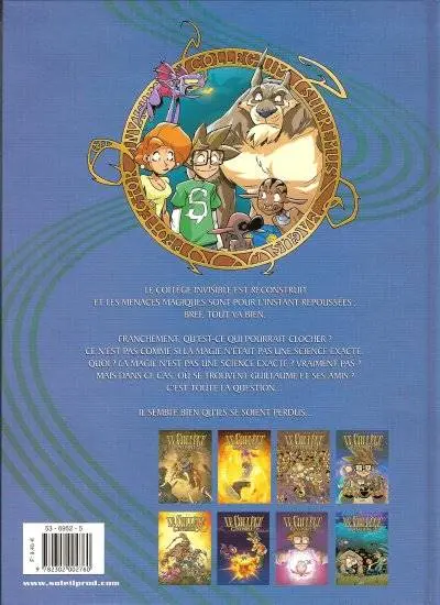 Verso de l'album Le Collège invisible Tome 8 Lostum