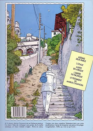 Verso de l'album Condor Tome 4 Le testament de Marius Casanova