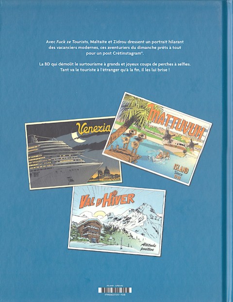 Verso de l'album Fuck ze tourists Tome 1