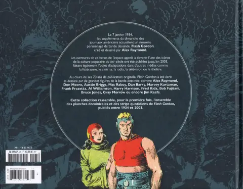 Verso de l'album Flash Gordon Tome 25 1992-1994