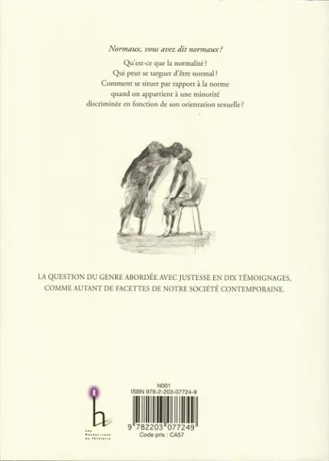 Verso de l'album Les Gens normaux