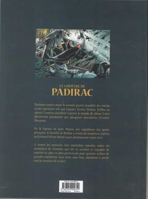 Verso de l'album Le Gouffre de Padirac Tome 3 Retour sur de fabuleux exploits