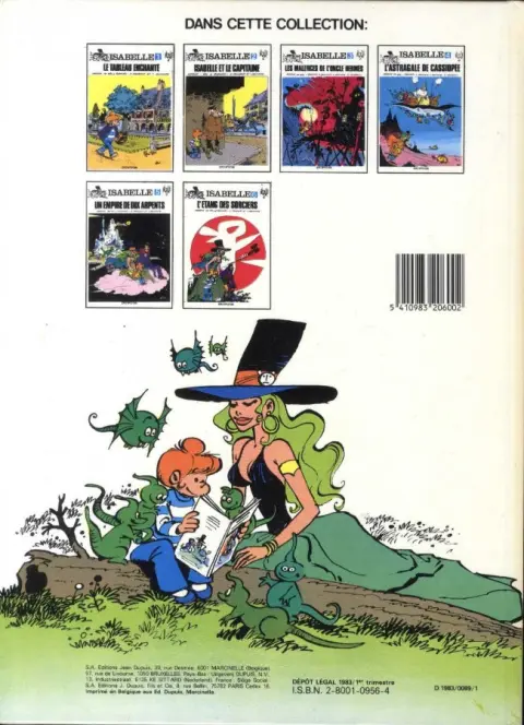 Verso de l'album Isabelle Tome 2 Isabelle et le Capitaine