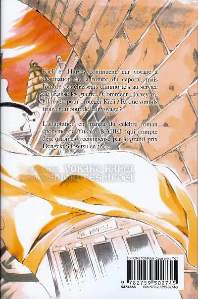 Verso de l'album Kieli 2