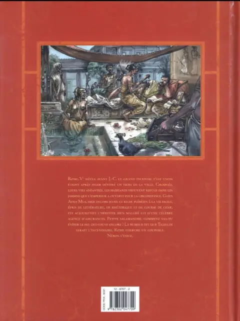 Verso de l'album L'Aigle et la salamandre Tome 1 Naissance dans le brasier