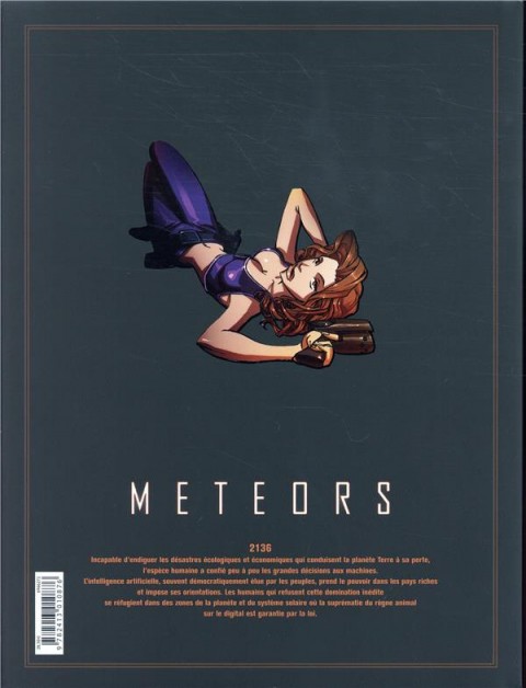 Verso de l'album Meteors L'intégrale