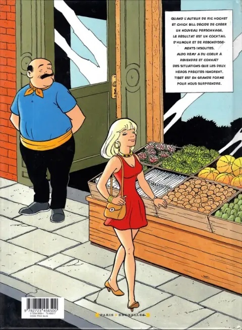 Verso de l'album Aldo Rémy Tome 1 La révolte d'Aldo Rémy