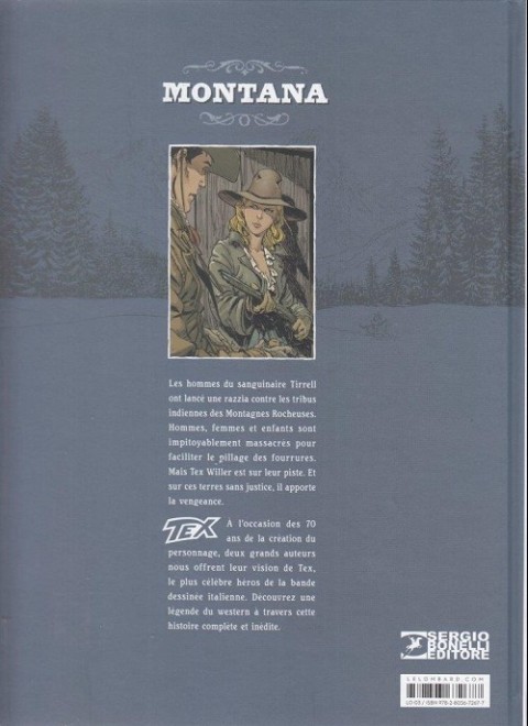 Verso de l'album Montana - Une histoire complète de Tex