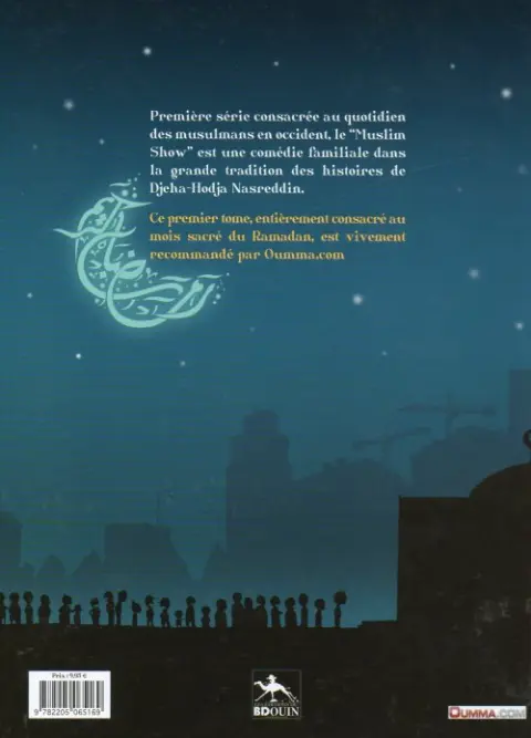 Verso de l'album Muslim'show Tome 1 Le Mois Sacré du Ramadan
