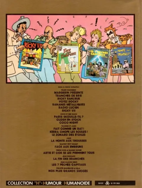 Verso de l'album Nos plus grands succès