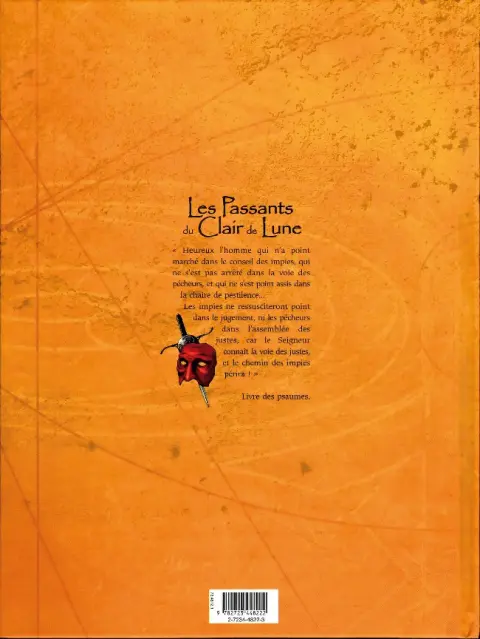 Verso de l'album Les Passants du clair de lune Tome 3 Sabazius