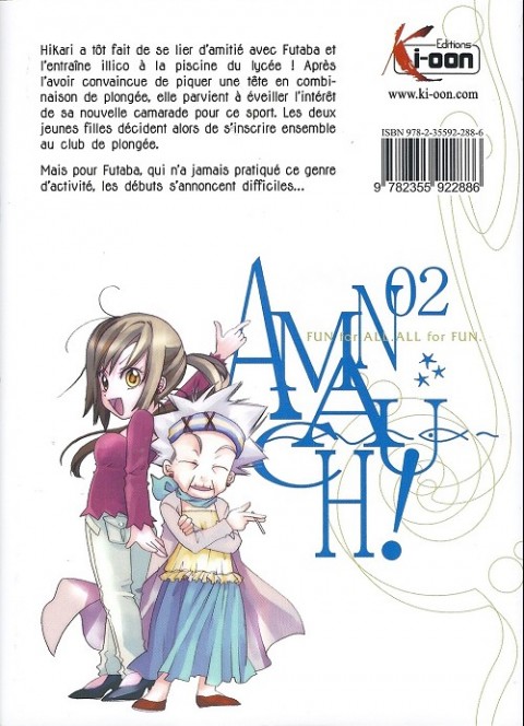 Verso de l'album Amanchu ! 2