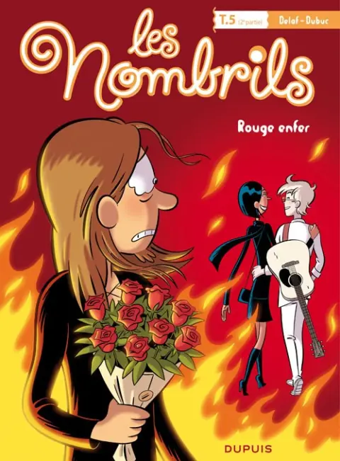 Les Nombrils Tome 5 (petit format) 2e partie Rouge enfer