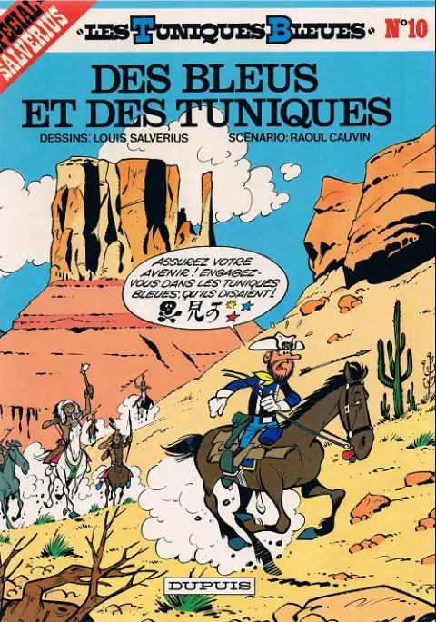 Couverture de l'album Les Tuniques Bleues Tome 10 Des bleus et des tuniques
