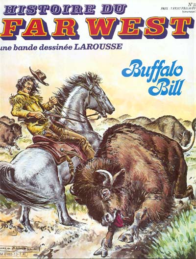 Couverture de l'album Histoire du Far West N° 13 Buffalo Bill