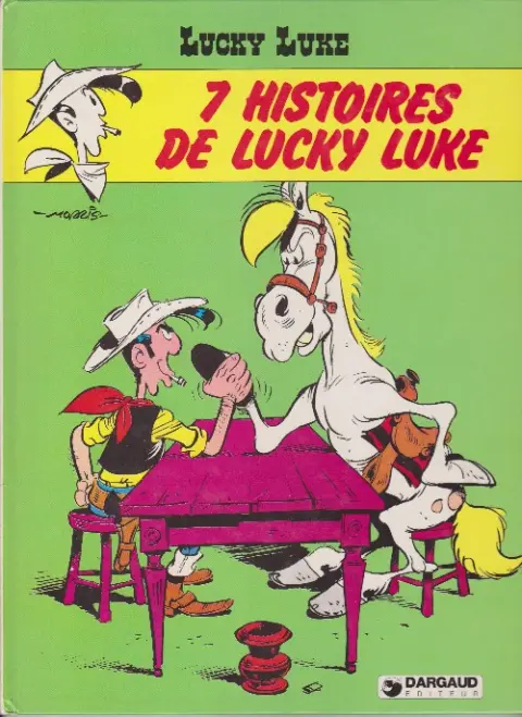 Couverture de l'album Lucky Luke Tome 42 7 histoires de Lucky Luke