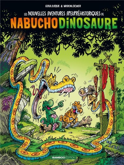 Couverture de l'album Les nouvelles aventures apeupréhistoriques de Nabuchodinosaure Tome 4