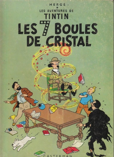 Couverture de l'album Tintin Tome 13 Les 7 boules de cristal