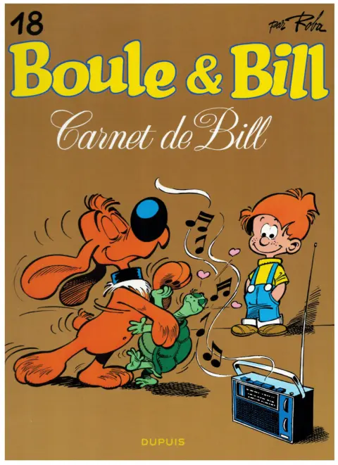 Boule & Bill Tome 18 Carnet de Bill