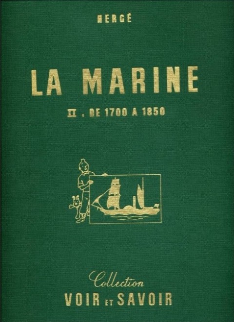 Couverture de l'album Chromos Hergé (Tintin raconte...) Tome 5 La Marine II - De 1700 à 1850