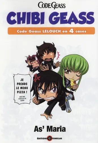 Chibi Geass Code Geass Lelouch en 4 cases