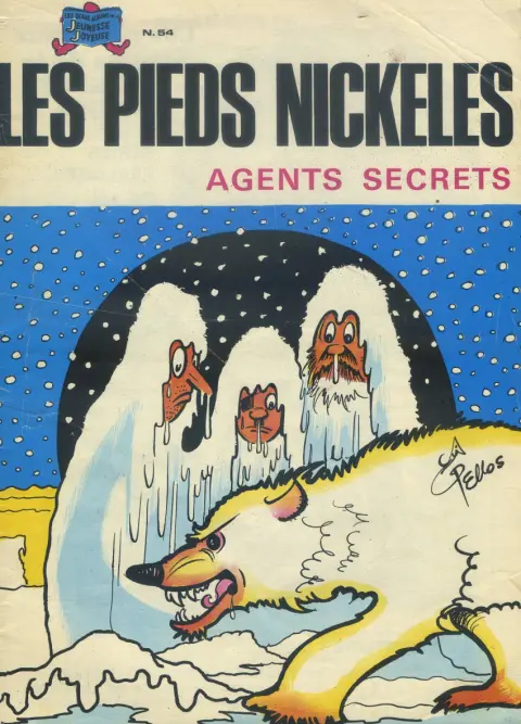 Couverture de l'album Les Pieds Nickelés Tome 54 Les Pieds Nickelés agents secrets