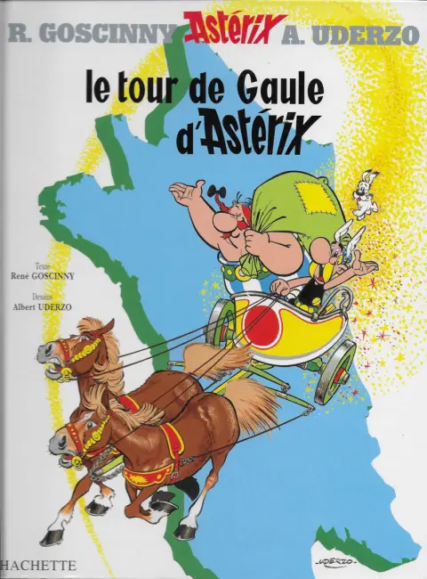 Couverture de l'album Astérix Tome 5 Le tour de Gaule d'Astérix