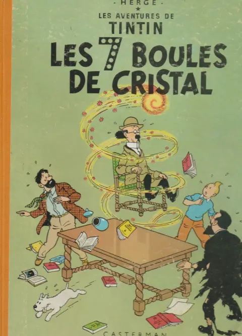 Couverture de l'album Tintin Tome 13 Les 7 boules de cristal