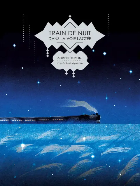 Train de nuit dans la voie lactée