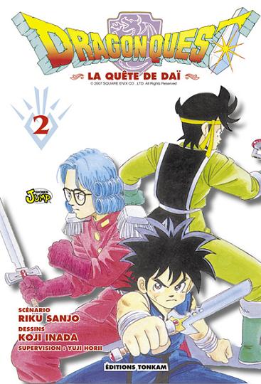 Couverture de l'album Dragon Quest - La quête de Daï Tome 2 Le Duel Fatidique !! Hadlar vs Avan