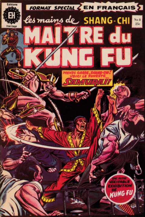 Couverture de l'album Les Mains de Shang-Chi, maître du Kung-Fu N° 8 Une fortune de mort !