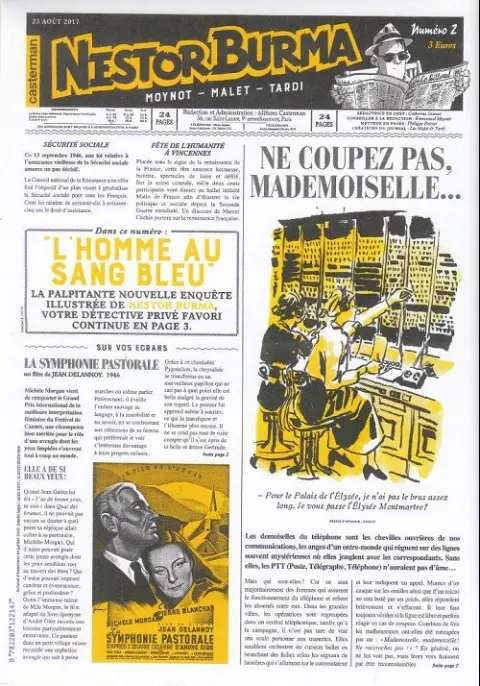 Nestor Burma L'homme au sang bleu numéro 2