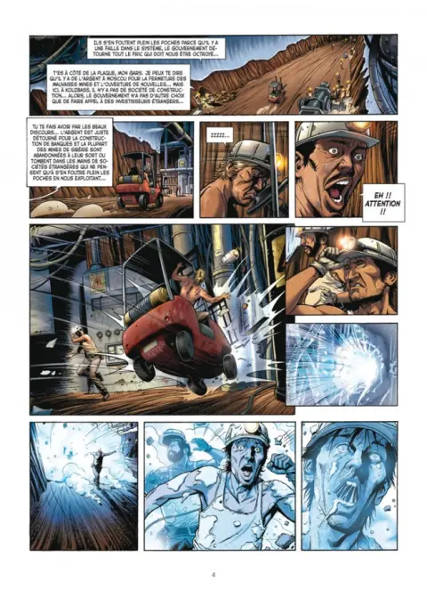 Planche de l'album Le Casse Tome 1 Diamond - Askashaya, Sibérie 2009...