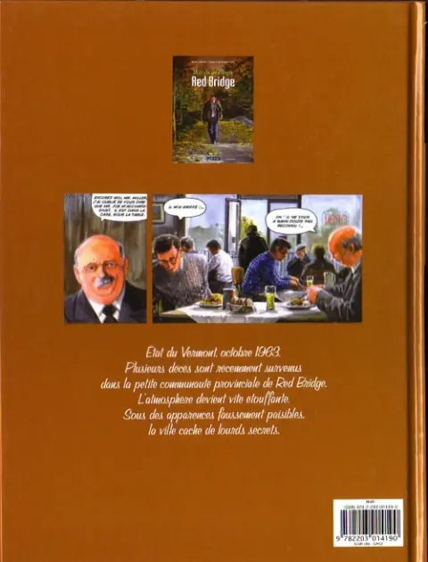 Verso de l'album Red Bridge Tome 1