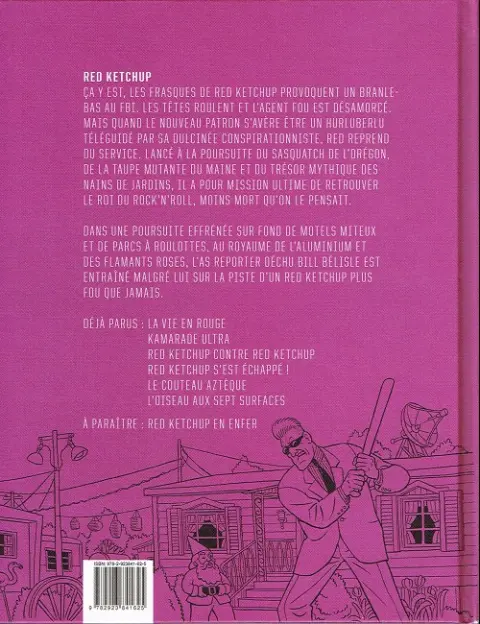 Verso de l'album Red Ketchup Tome 7 Échec au King
