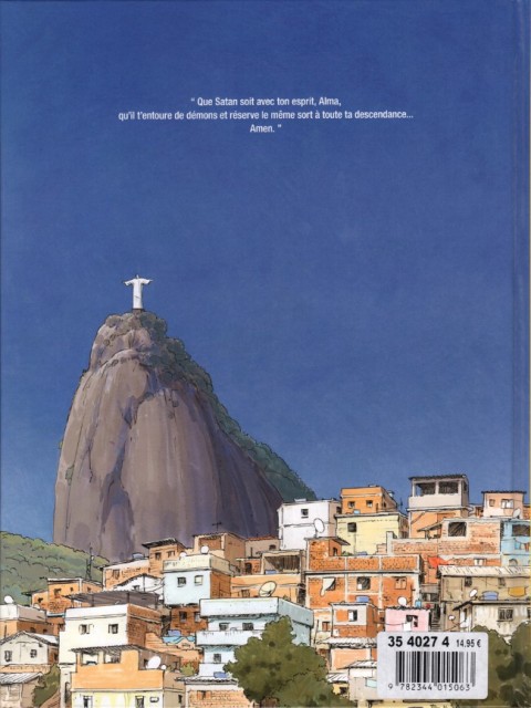 Verso de l'album Rio Tome 2 Les Yeux de la favela